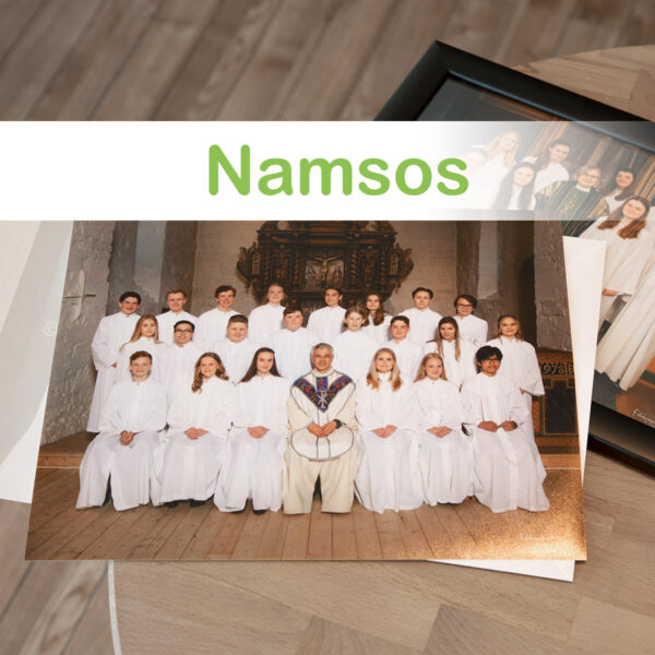 Bestill gruppebilde av Namsos-konfirmantene